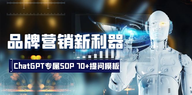 （8403期）品牌营销新利器：ChatGPT专属SOP，70+提问模板-同心网创