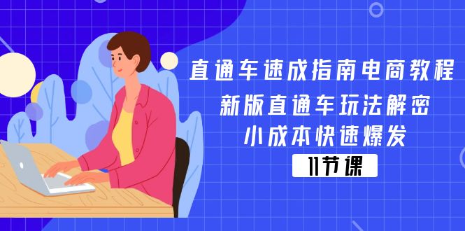 （11537期）直通车 速成指南电商教程：新版直通车玩法解密，小成本快速爆发（11节）-同心网创