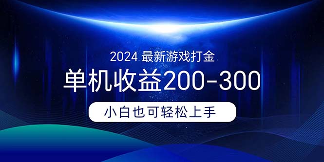 （11542期）2024最新游戏打金单机收益200-300-404网创