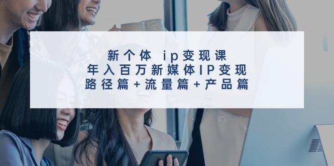 （11971期）新个体 ip变现课，年入百万新媒体IP变现，路径篇+流量篇+产品篇-404网创