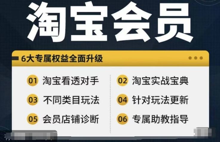 淘宝会员【淘宝所有课程，全面分析对手】，初级到高手全系实战宝典-404网创