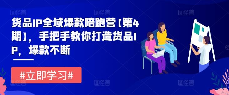 货品IP全域爆款陪跑营【第4期】，手把手教你打造货品IP，爆款不断-404网创