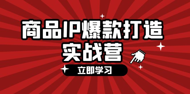 （12136期）商品-IP爆款打造实战营【第四期】，手把手教你打造商品IP，爆款 不断-404网创