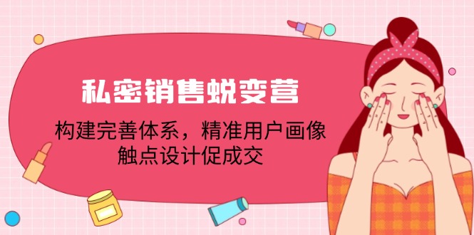 （12436期）私密销售蜕变营：构建完善体系，精准用户画像，触点设计促成交-404网创