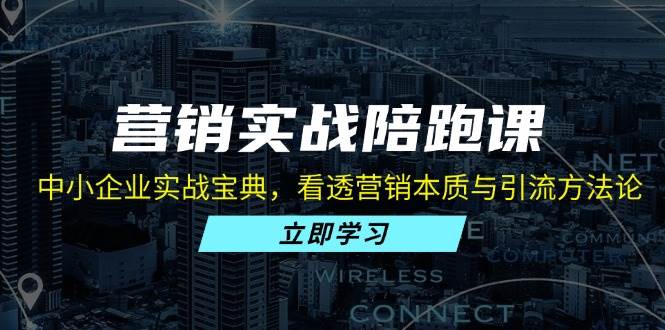 （13146期）营销实战陪跑课：中小企业实战宝典，看透营销本质与引流方法论-同心网创