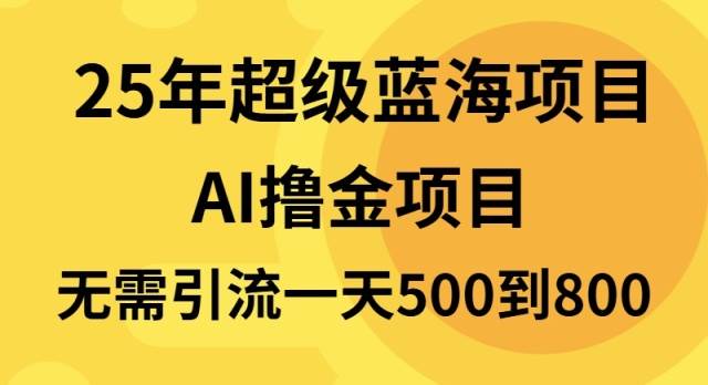 （13746期）25年超级蓝海项目一天800+，半搬砖项目，不需要引流-404网创